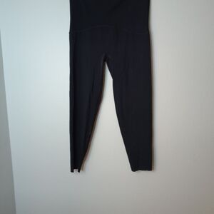 SPANX Black Leggings Booty Boost 7/8